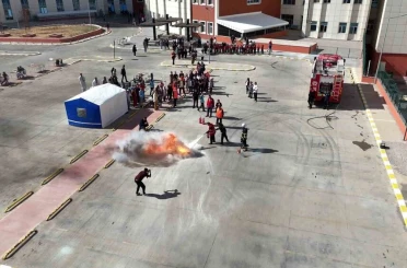 Sivas Numune Hastanesinde gerçeğini aratmayan tatbikat 