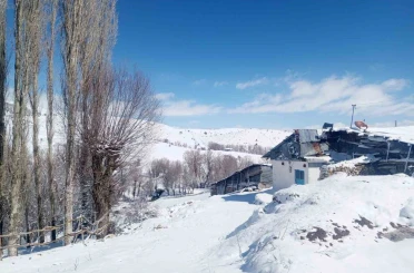 Sivas’a kış geri döndü 