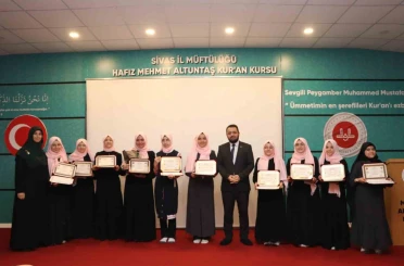 Sivas’ta 46 öğrenciye hafızlık belgesi verildi 