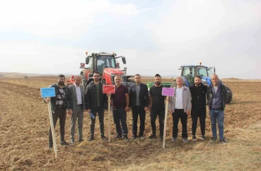 Sivas’ta 5 farklı ekmeklik buğday, pilot bölgede toprakla buluşturuldu 