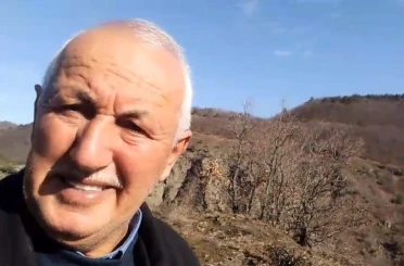 Sivas’ta dağ keçileri muhtarın cep telefonu kamerasına yakalandı 