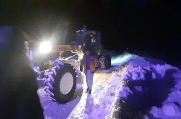 Sivas’ta kar esareti: Hastaya 4 saatte ulaşıldı 