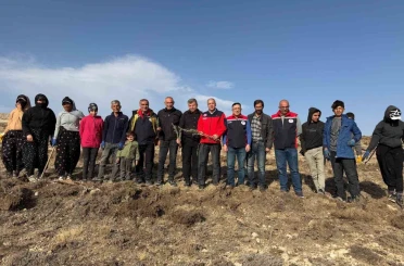 Sivas’ta meralar on binlerce tuz çalısı ile yeşerecek 