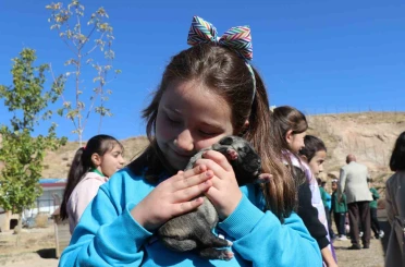Sivas’ta öğrenciler, Anadolu’nun aslanı kangallarla buluştu 