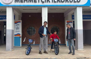 Siverek’te çevreye duyarlı öğrenciler bisikletle ödüllendirildi 