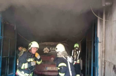 Sobaya dökülen maddenin parlaması sonucu bir çocuk yaralandı 