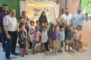 Söke’de minik öğrencilerin hatim sevinci 