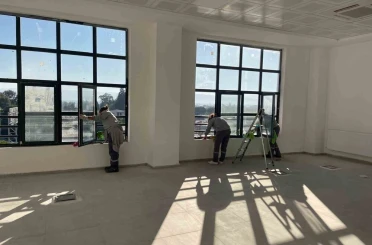 Söke’de yeni kaymakamlık binasında hazırlıklar sürüyor 