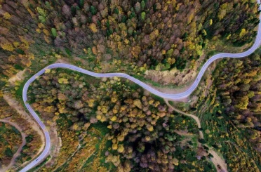 Sonbaharın renkleri Çam Dağı’nı baştan sona sardı 