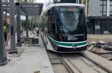 Stadyum tramvayı milli maça hazırlanıyor 