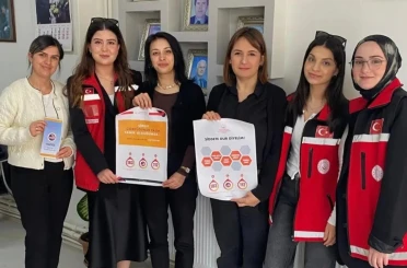 Stajyer öğrencilerden farkındalık çalışması 
