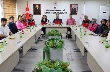 Stajyer öğrencilere kurum tanıtımı yapıldı 