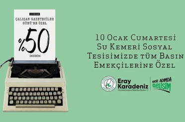 Su Kemeri Sosyal Tesisi’nden Gazetecilere yüzde 50 indirim 