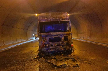 Su tankeri küle döndü 