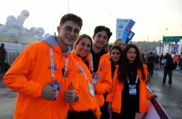 SUBÜ öğrencileri İstanbul Maratonu’nda görev aldı 