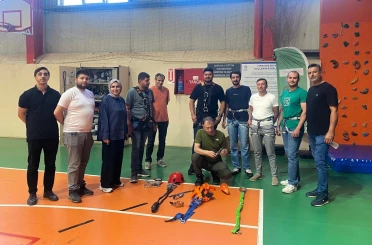 SUBÜ’de yüksekte çalışma eğitimi düzenlendi 