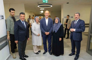 Süleyman Soylu, Samsun Şehir Hastanesi’nde hastaları ziyaret etti 