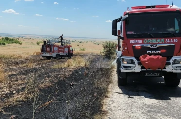 Süloğlu’nda tarla yangını: Buğday ekili alan zarar gördü 