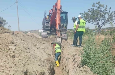 Sungurlu’da içme suyu şebeke hattı çalışmaları sürüyor 