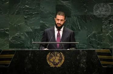 Suriye Devlet Başkanı eş-Şara: "Golan Suriye toprağı olarak kalmaya devam edecek"
