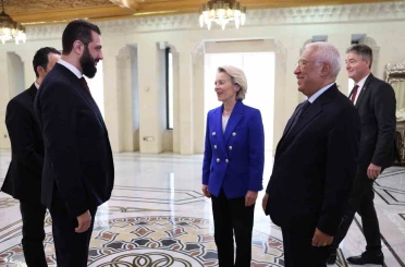 Suriye Devlet Başkanı eş-Şara ile AB liderinden ilk görüşme 