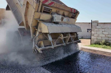 Suruç’ta 7 kilometrelik yol yenilendi 