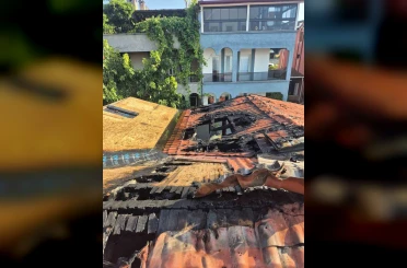 Tadilat sırasında çıkan kıvılcımlar yangına sebep oldu 