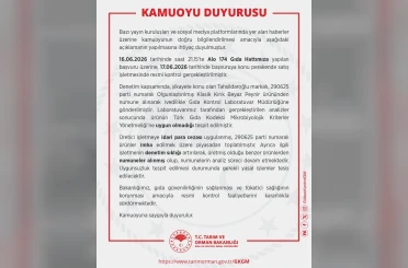 Tahsildaroğlu’nun bir parti beyaz peyniri piyasadan toplatıldı 