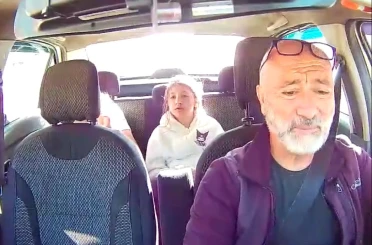 Taksici, minik kızın hayatını dakikalar içerisinde kurtardı 