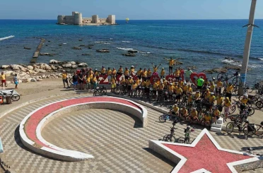 Tarih ve doğanın içinde pedal çevirdiler