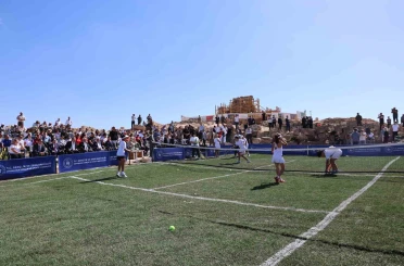 Tarih ve tenis buluştu: "1. Zerzevan Cup" lansmanı tarihi Roma garnizonunda yapıldı 