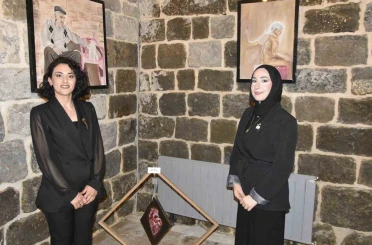 Tarihi Hazo Hanı’nda duygu yüklü sergi 