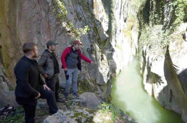 Tarihi kalıntıların da bulunduğu iki köy arasında kalan kanyon, keşfedilmeyi bekliyor 