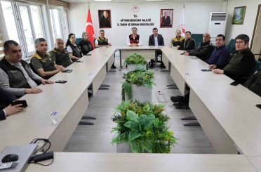 Tarım ve Orman İl Müdürlüğü tarafından koordinasyon toplantısı yapıldı 