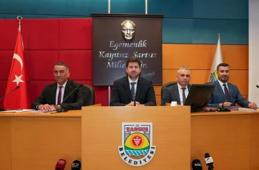 Tarsus Belediyesi Meclisinde yatırım, dayanışma ve yeni projeler öne çıktı 