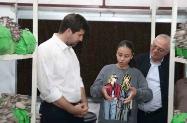 Tarsus’ta istiridye mantarı kursunda ilk hasat sevinci 