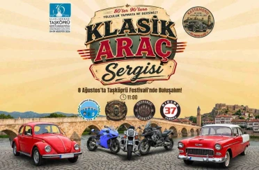 Taşköprü Uluslararası Kültür ve Sarımsak Festivali’nde klasik araç sergisi düzenlenecek 
