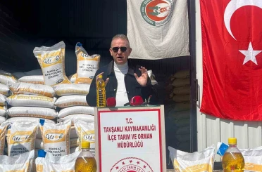 Tavşanlı’da 114 çiftçiye yüzde 75 hibeli Aspir tohum desteği 