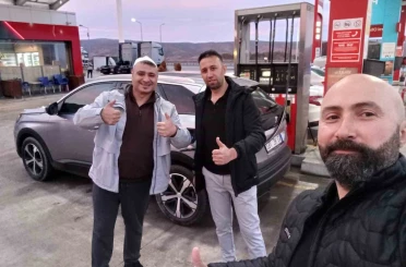 Tavşanlı’dan 3 motosiklet tutkunu esnaf karayolu ile Umre’ye gidiyor 