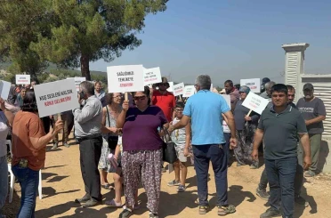 Tavuk çiftliği projesine mahalleliden tepki 