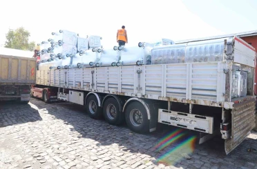 TBB, Ardahan Belediyesine çöp konteynerleri hibe etti 