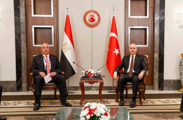 TBMM Başkanı Kurtulmuş, Mısır Temsilciler Meclisi Başkanı Badawy ile görüştü 