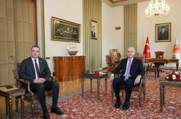 TBMM Başkanı Kurtulmuş, TBB Başkanı Sağkan ve beraberindeki heyeti kabul etti 