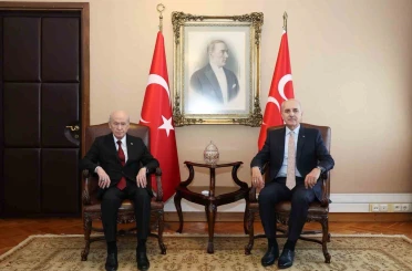 TBMM Başkanı Kurtulmuş’tan Bahçeli’ye ziyaret 