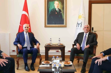 TBMM Başkanı Kurtulmuş’tan İYİ Parti’ye ziyaret 
