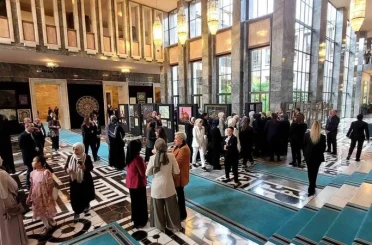 TBMM’de Gazze konulu "Hilalin Işığında" sanat sergisi 