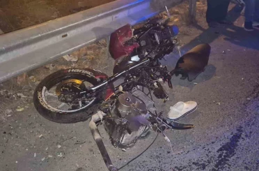 Tekirdağ’da 17 yaşındaki motosikletliyi hayattan koparan feci kaza kameraya yansıdı 