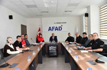 Tekirdağ’da afet beslenme kapasitesi masaya yatırıldı 