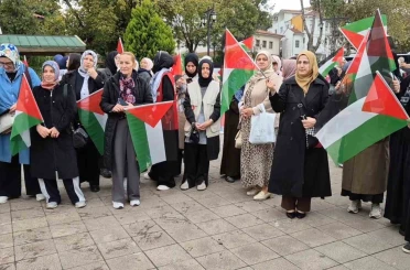 Tekirdağ’da çocuklardan Gazze için resimli destek 
