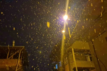 Tekirdağ’da kar yağışı 